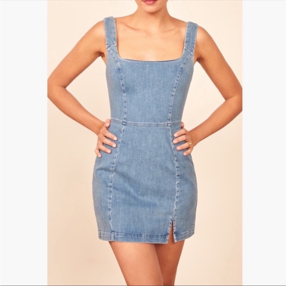 Reformation denim dress